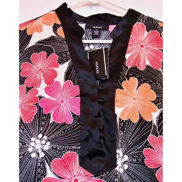 Alfani Cherry Blossom Tunic - Picture 2 of 5